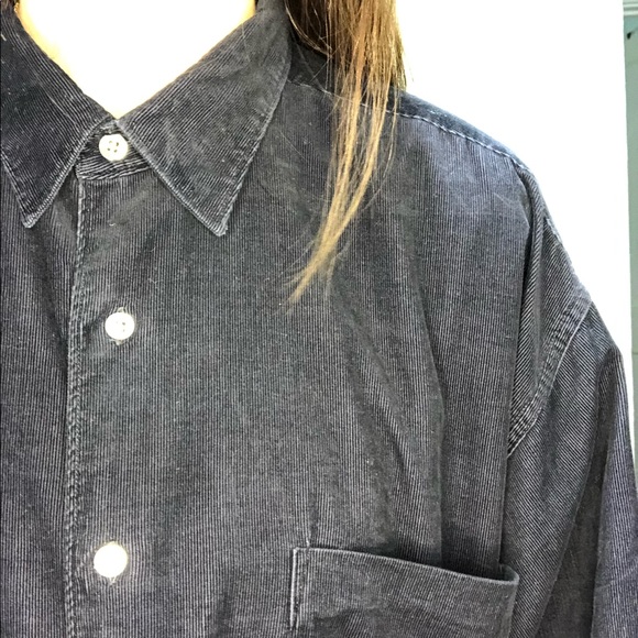 1990s Armani Exchange corduroy button up - Picture 4 of 5